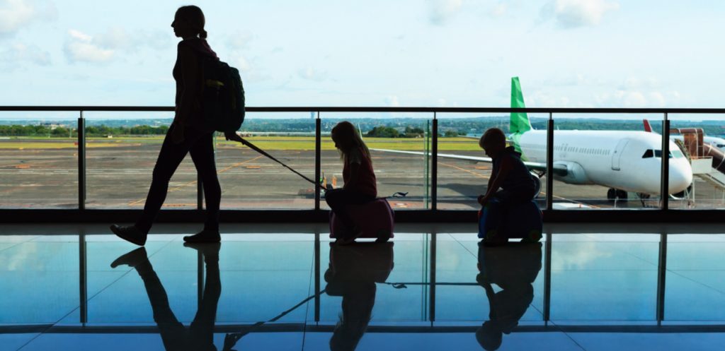 Top tips for flying with a toddler