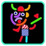 Djeco - Wooden Magnetic Geocharacter Djeco - Wooden Magnetic Geocharacter