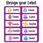 Twinkle Hands - Personalized Waterproof Labels - Owl Twinkle Hands - Personalized Waterproof Labels - Owl