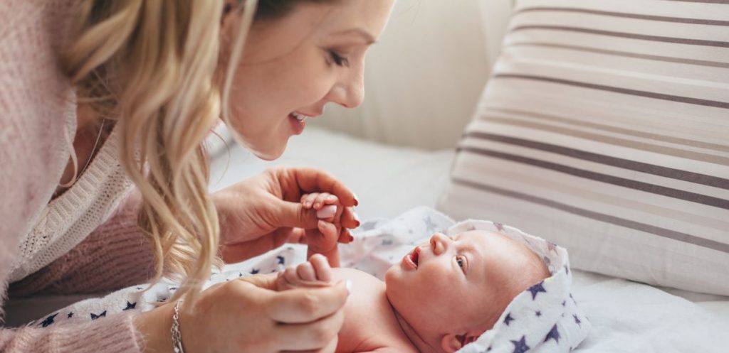 Having a conversation with your newborn