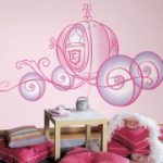 RoomMates Disney Princess Carriage Giant Wall Decal with Glitter RoomMates Disney Princess Carriage Giant Wall Decal with Glitter