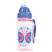 SkipHop Zoo Straw Bottle, Butterfly