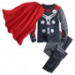 Super Cute - Avengers Printed T Shirt with Cape - Grey Super Cute - Avengers Printed T Shirt with Cape - Grey